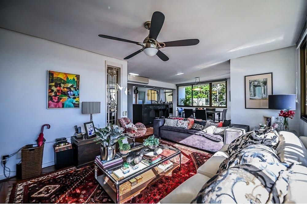 Lindo apto. de frente, no bairro Higienópolis, com 150,34 m2 de área privativa, semimobiliado