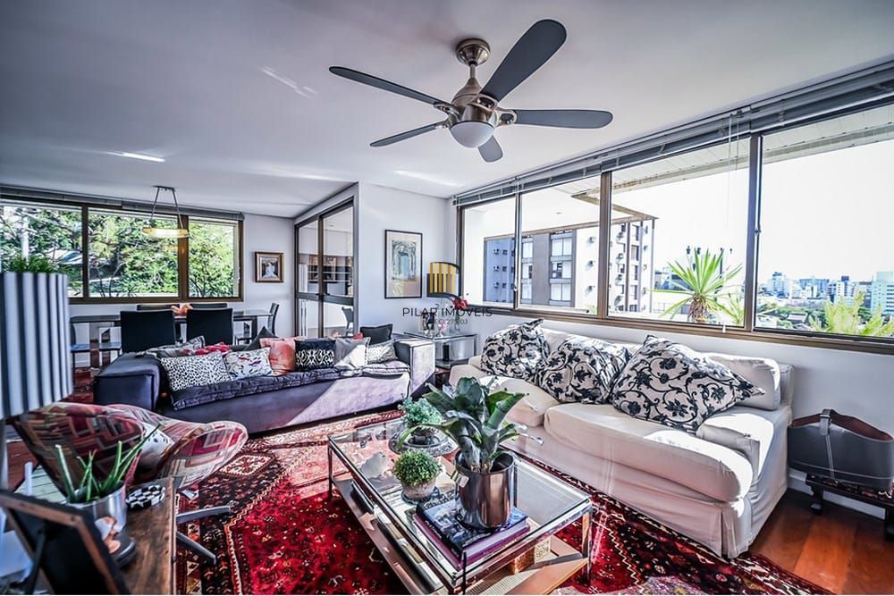 Lindo apto. de frente, no bairro Higienópolis, com 150,34 m2 de área privativa, semimobiliado