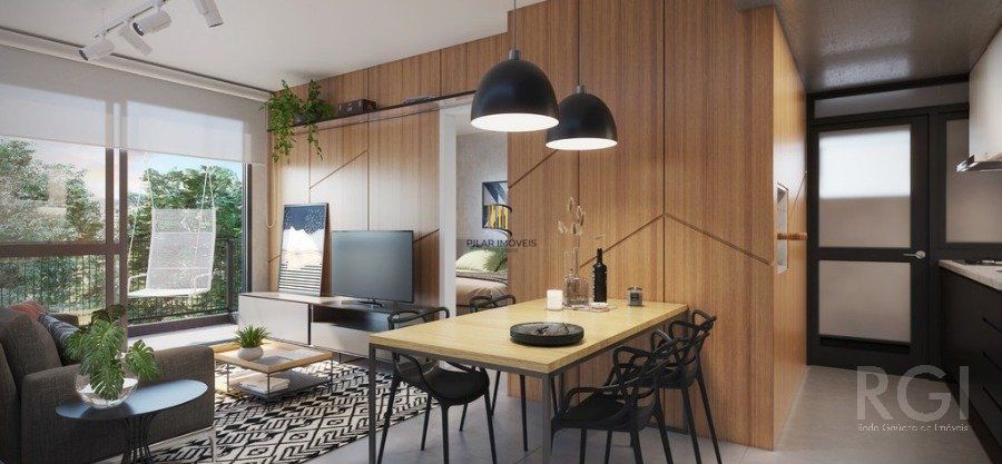 Apartamento Garden de 2 dormitórios, sendo 1 suíte, sala de jantar e estar, cozinha com churrasqueira