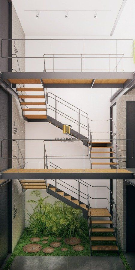 Prédio Comercial de Design Contemporâneo na Rua Coronel Fernando Machado, no Centro de Porto Alegre