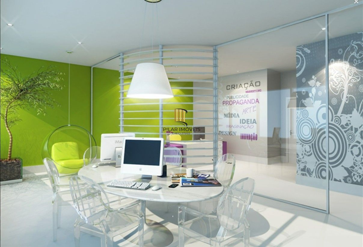 Conjunto/Sala para Venda -34,48m², 0 dormitórios, 1 vaga - mobiliado Menino Deus