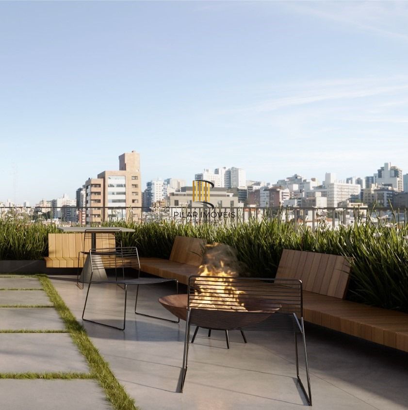 Apartamento Novo, studio grande com 41,28m² privativos, churrasqueira, vista junto ao parcão e zafari cabral