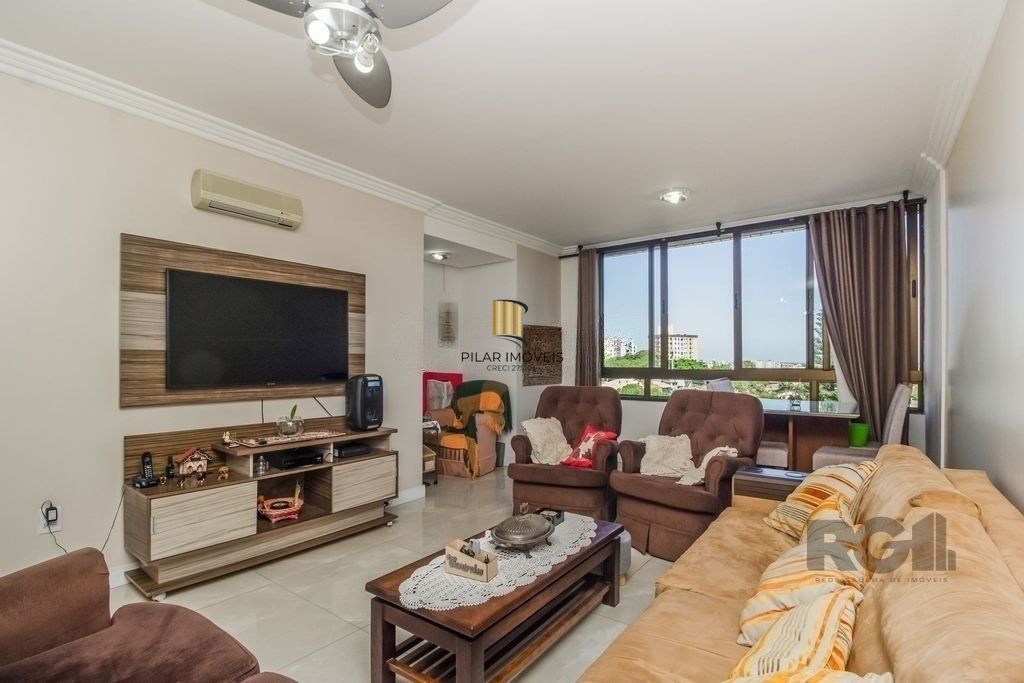 Excelente apartamento de 107 m² com 3 dormitórios e 2 vagas cobertas.