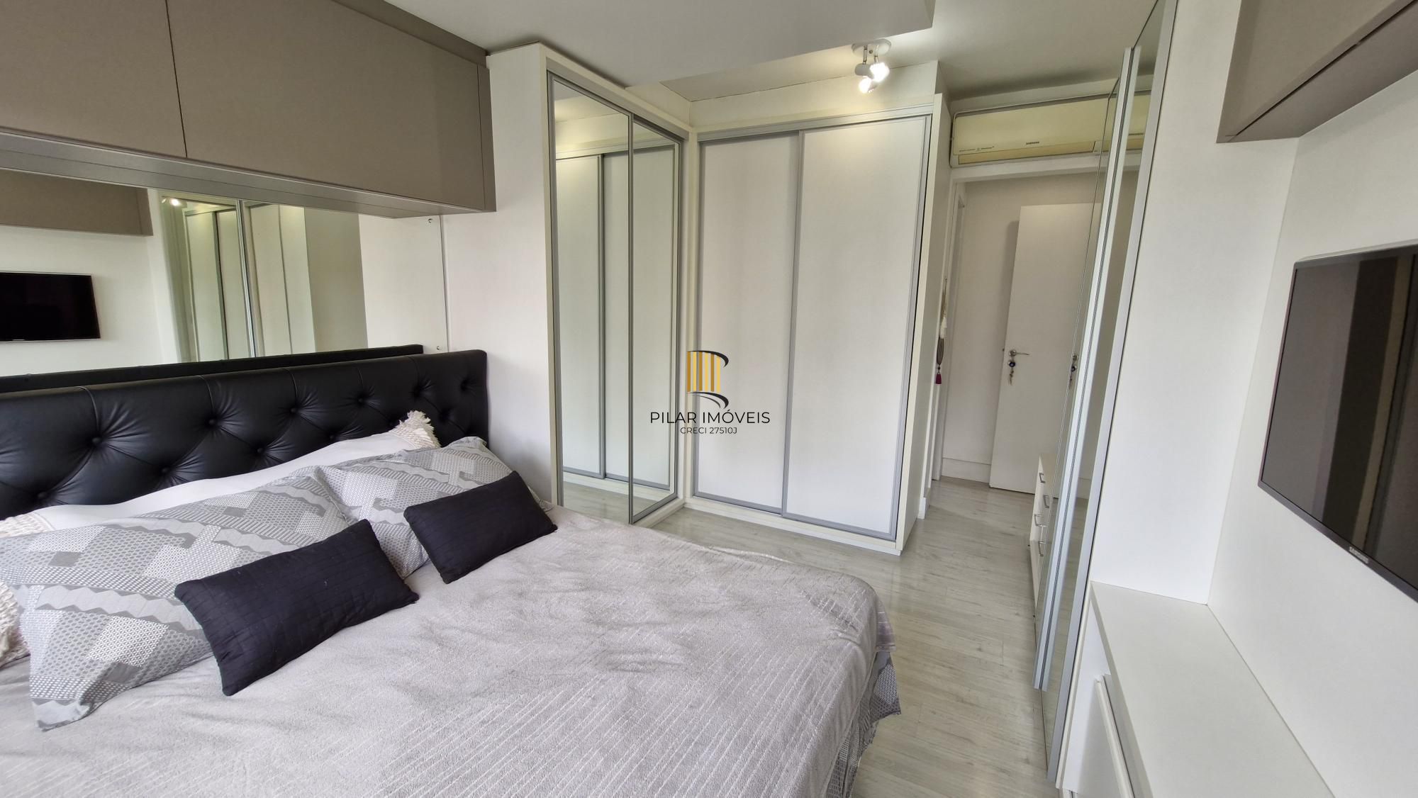 Apartamento mobiliado no Central Parque, 3 dormitorios sendo 1 suíte, banheiro social, lavabo, 114,00m² área privativa, 2 garagens