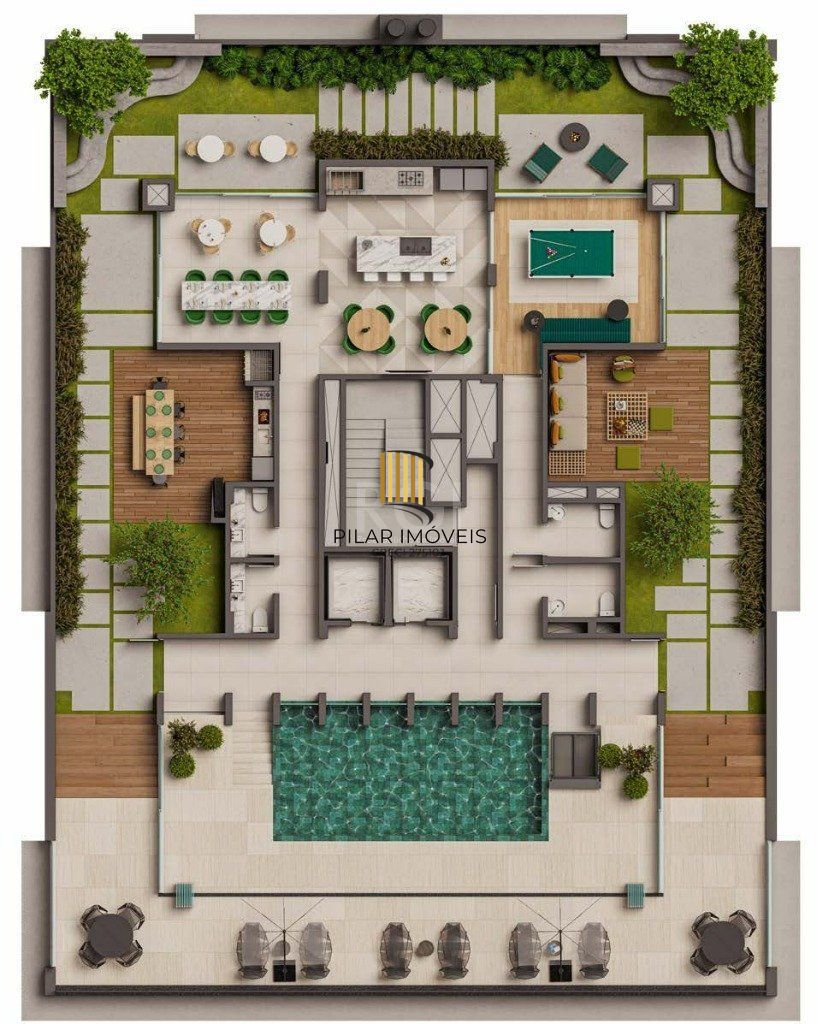 Apartamento 3 dormitórios no bairro Centro