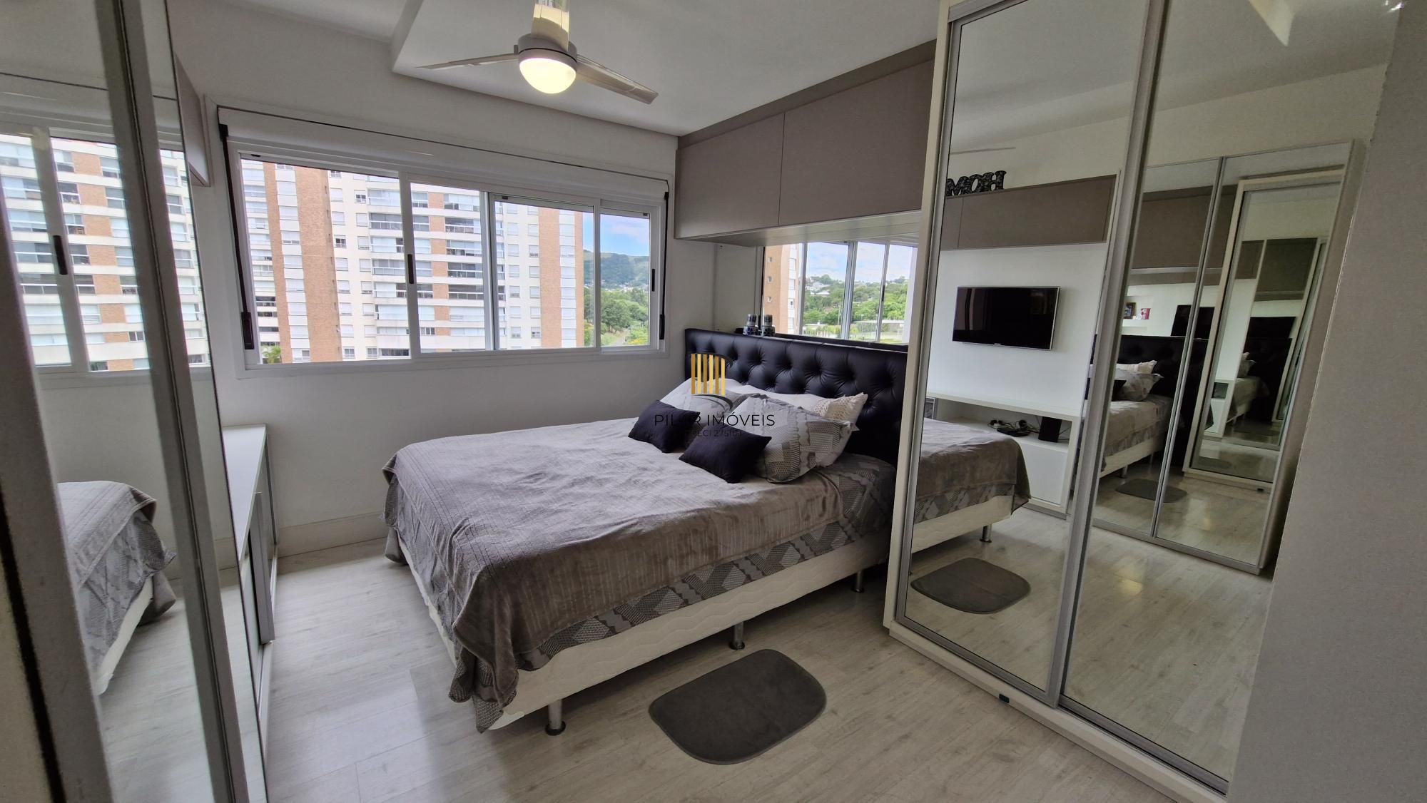 Apartamento mobiliado no Central Parque, 3 dormitorios sendo 1 suíte, banheiro social, lavabo, 114,00m² área privativa, 2 garagens