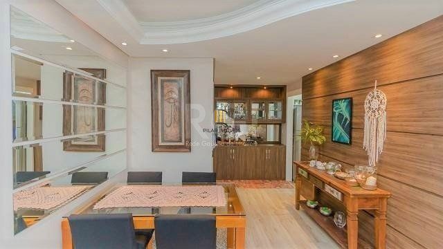 Excelente apartamento mobiliado com 2 dormitórios e 2 vagas. - Pilar Imóveis