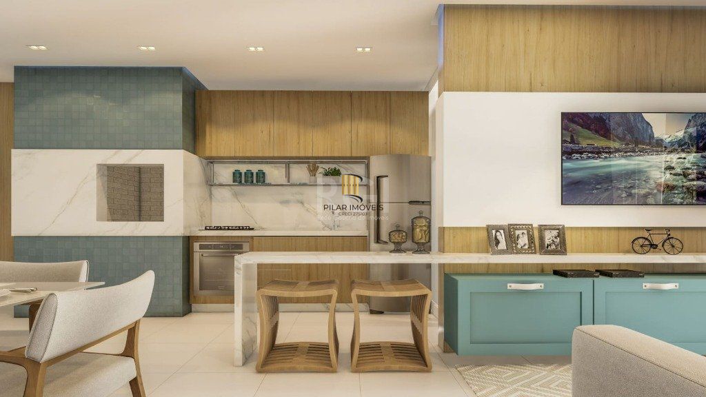 Apartamento para Venda - 81.04m², 2 dormitórios, sendo 1 suites, 1 vaga - Centro