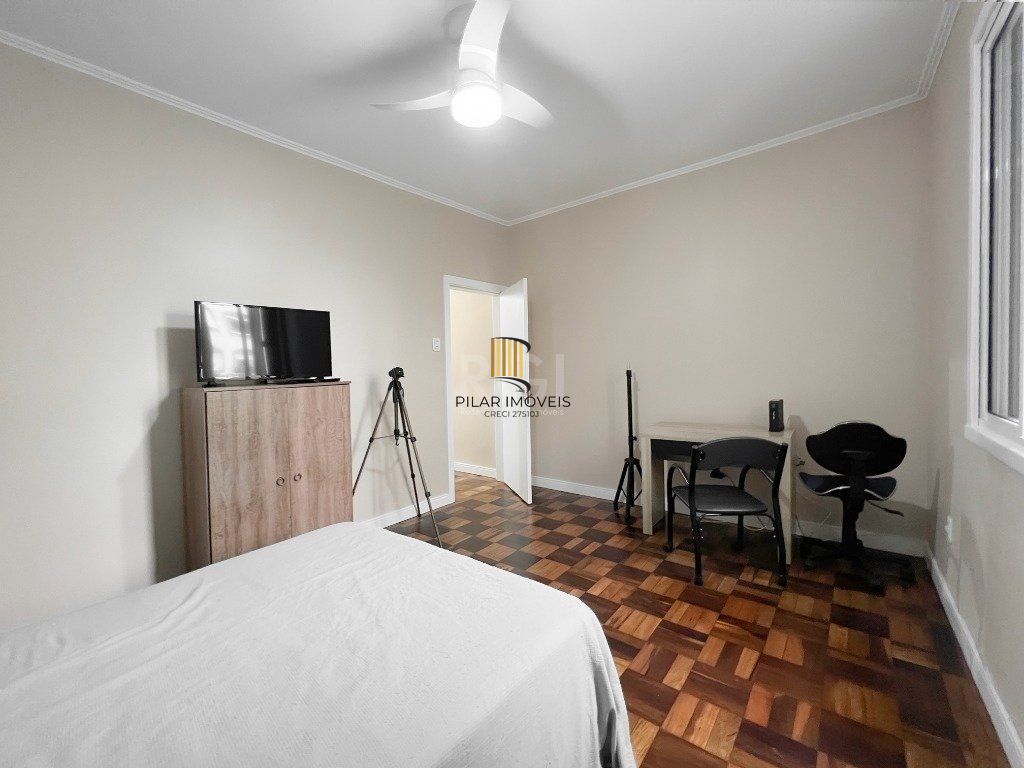 Apartamento 85m² - 3 dormitórios, sacada, churrasqueira no bairro Cidade Baixa