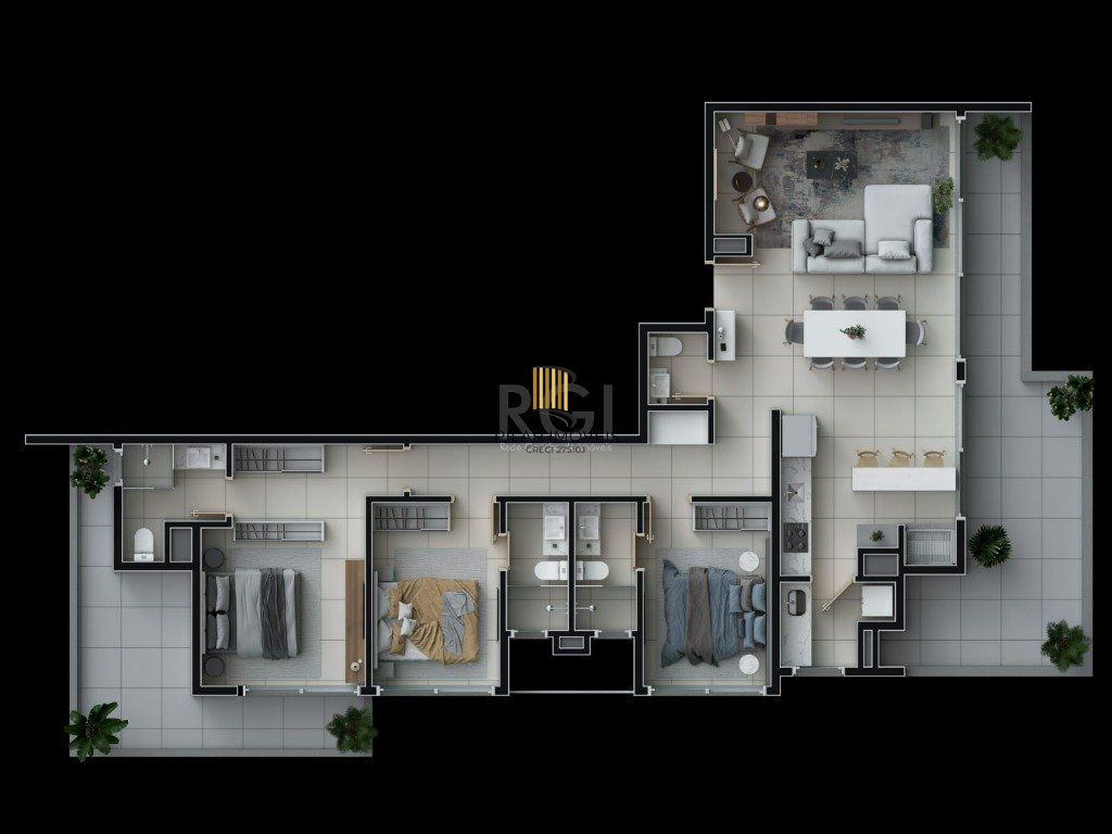 Apartamento 2 dormitórios no bairro Stan