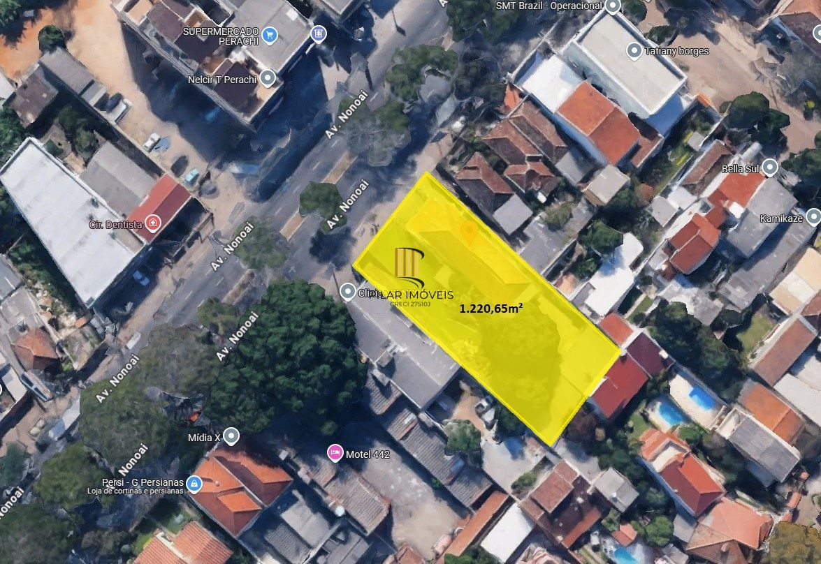 Área para venda na Avenida Nonoai com 1.220,65m²