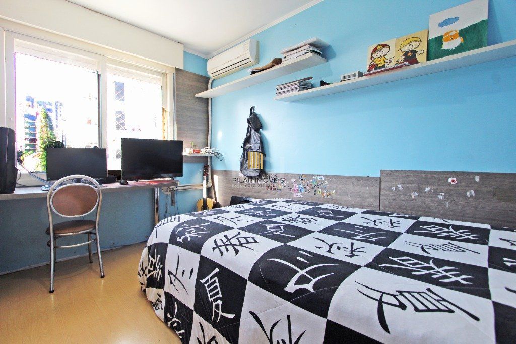 Apartamento para Venda - 90.19m², 3 dormitórios, 1 vaga - Menino Deus