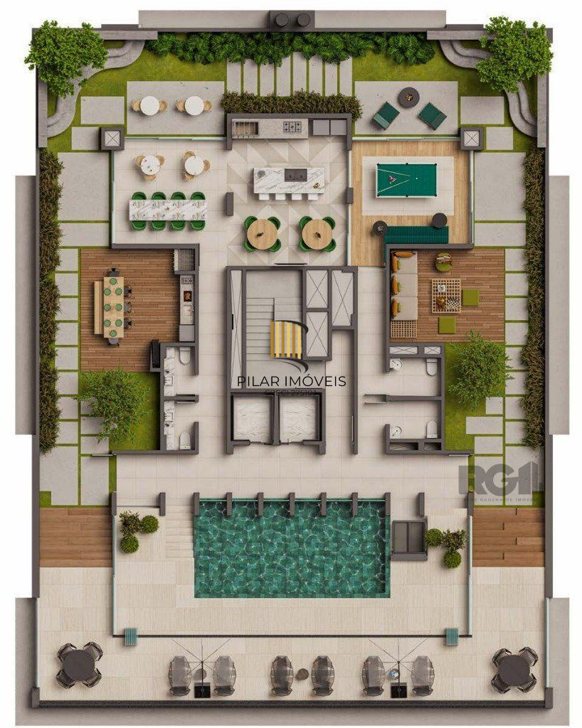 Apartamento 1 dormitório no bairro Centro
