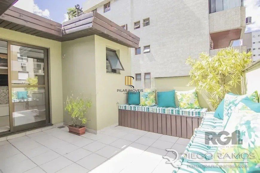 Cobertura à venda com 1 quarto 102 m²  Mobiliado Alto Padrão Rua Dario Pederneiras, Petrópolis, Porto Alegre