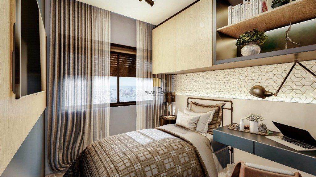 Apartamento para Venda - 81.04m², 2 dormitórios, sendo 1 suites, 1 vaga - Centro