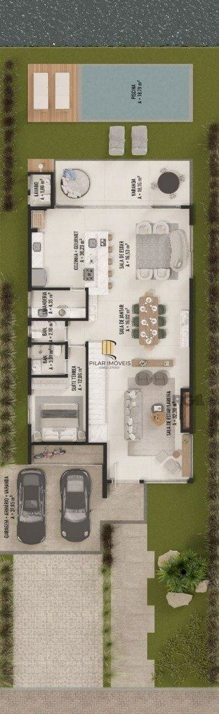 Casa de Condomínio 4 dormitórios no bairro Praia da Cal