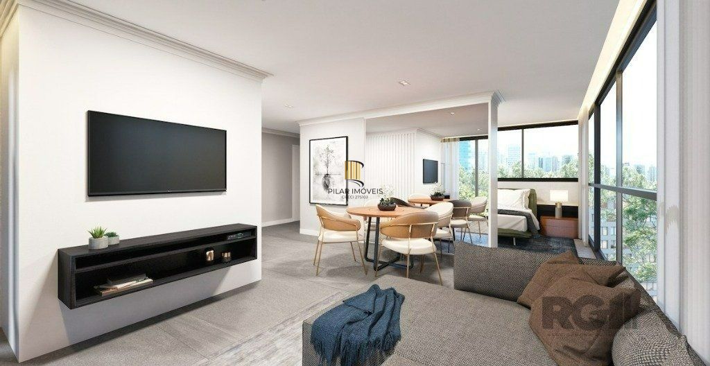 Apartamento para Venda - 50.88m², 1 dormitório, 1 vaga - Centro