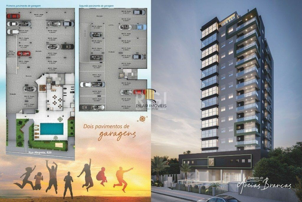 Apartamento para Venda - 78.4m², 2 dormitórios, sendo 1 suites, 1 vaga - Centro