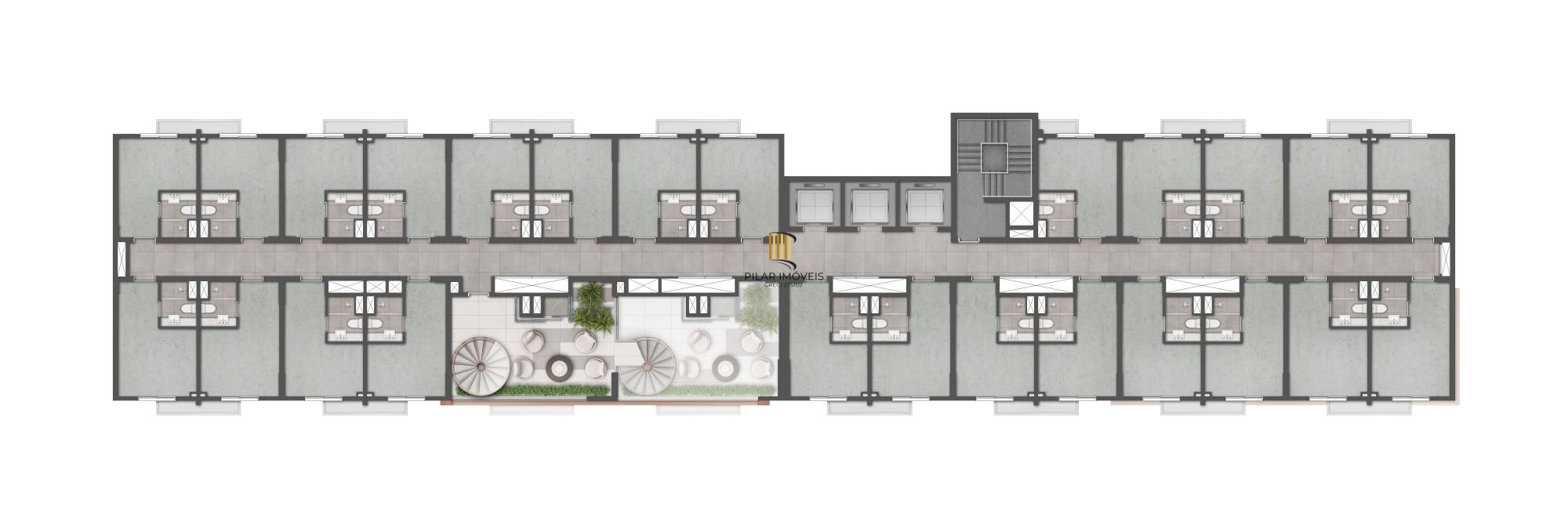 Flat no bairro Praia de Belas