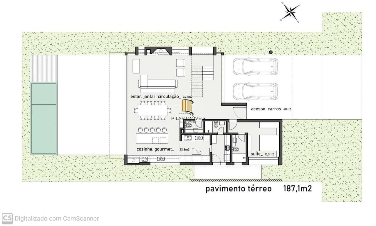 Casa de Condomínio 4 dormitórios no bairro Curtume