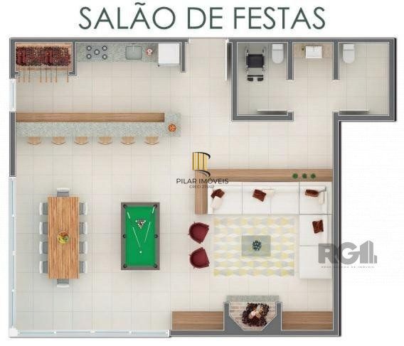 Apartamento 2 dormitórios no bairro Centro
