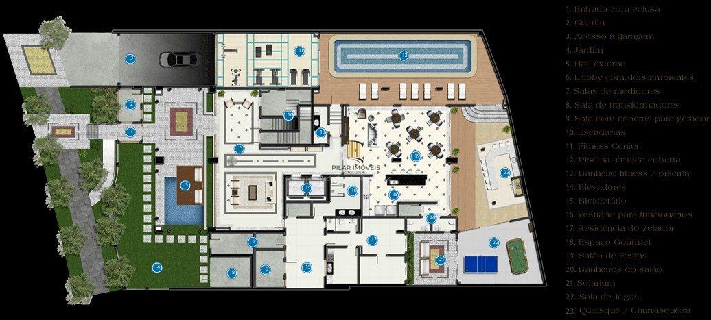 Apartamento 2 dormitórios no bairro Três Figueiras