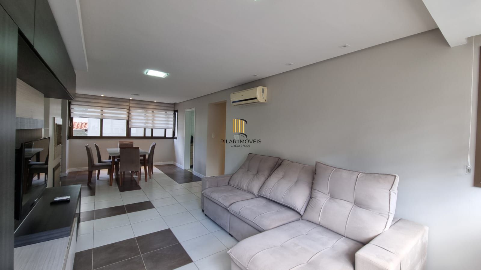 Apartamento dois dormitórios mobiliado, suíte, 86,41mq privativos, uma vaga escriturada, no bairro Higienópolis