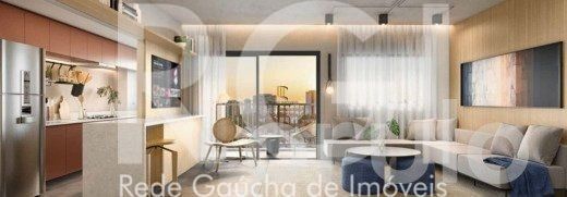 Apartamento  novo, 2 quartos, suite, churrasqueira, lavabo, 1  vaga, na cidade baixa!