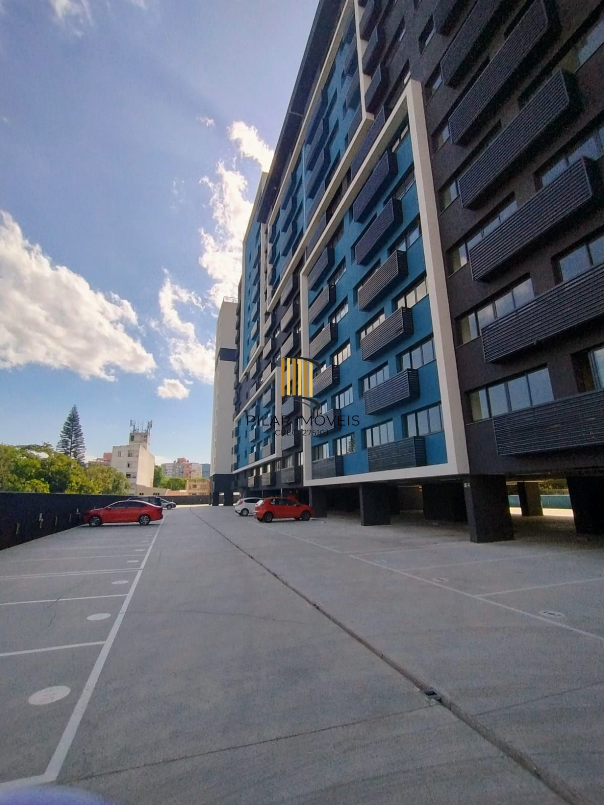 Apartamento 1 quarto novo com garagem na Cidade Baixa