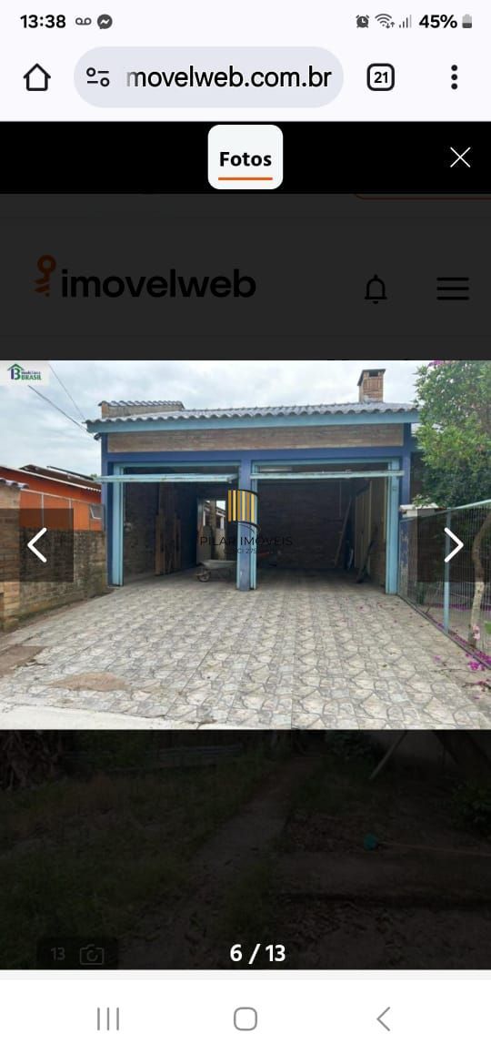 Casa em Tapes defronte a Lagoa dos Patos