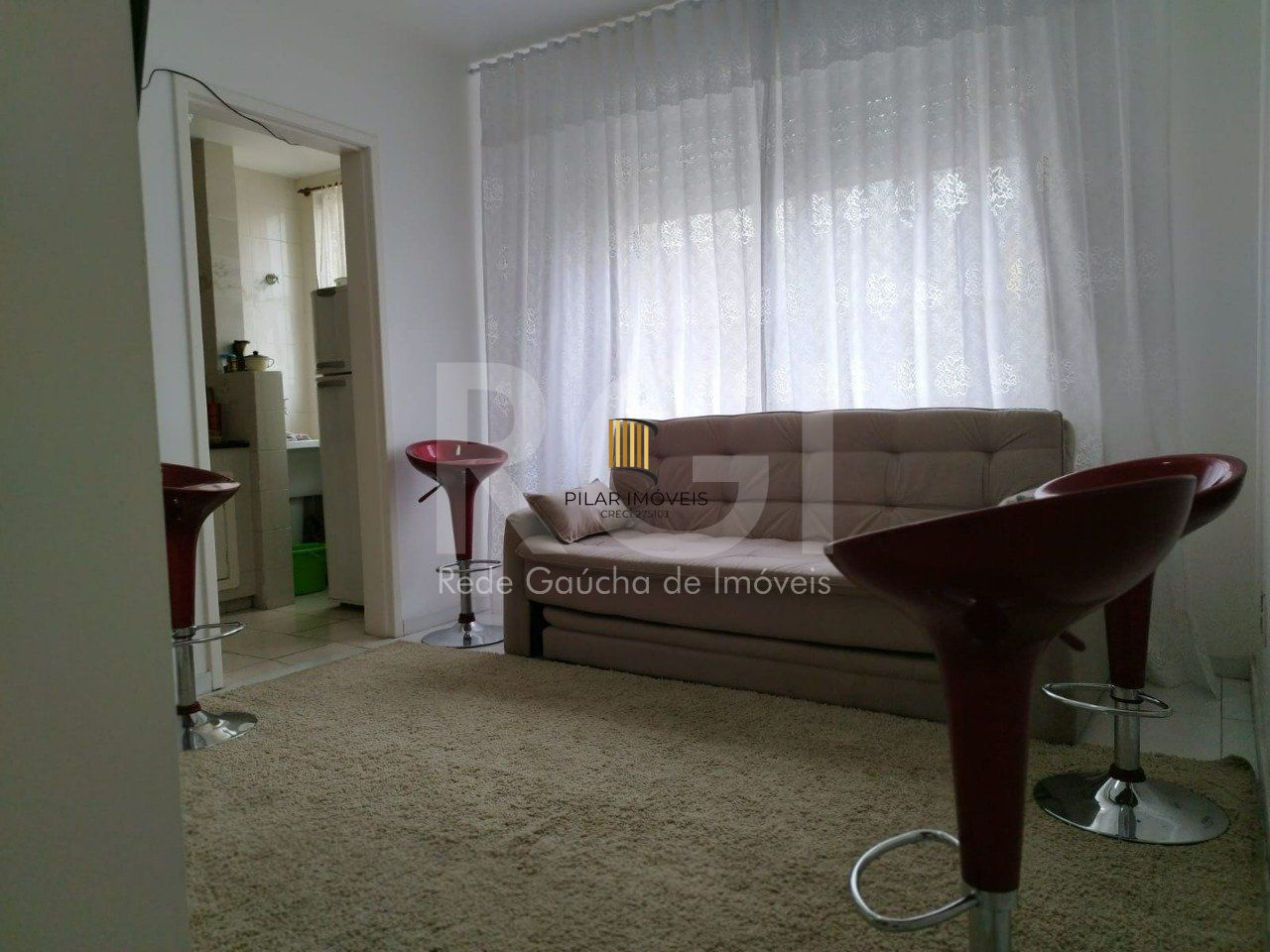 Apartamento de 1 dormitório com elevador,sol da manha