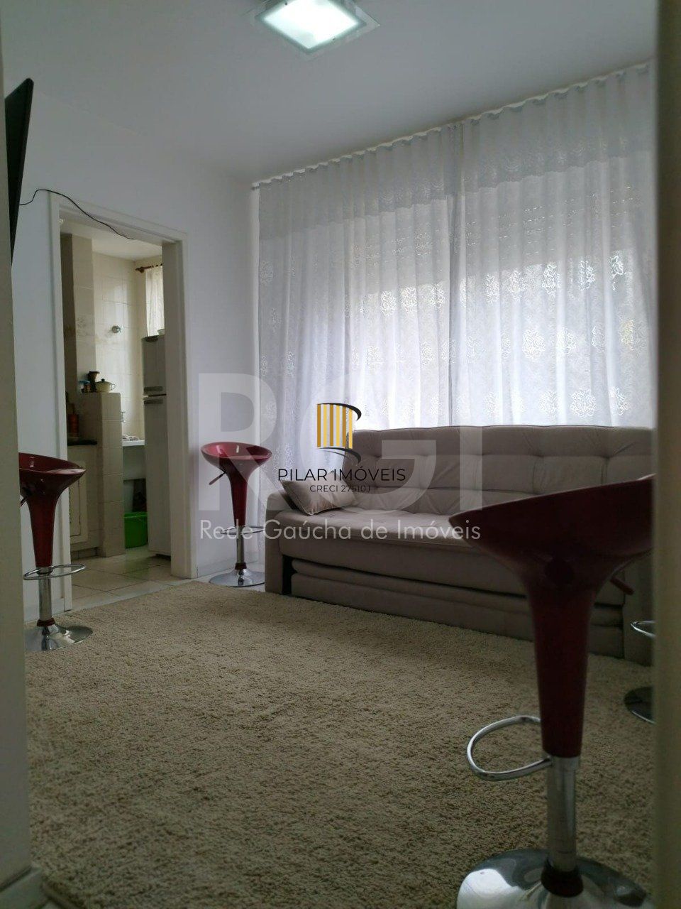Apartamento de 1 dormitório com elevador,sol da manha
