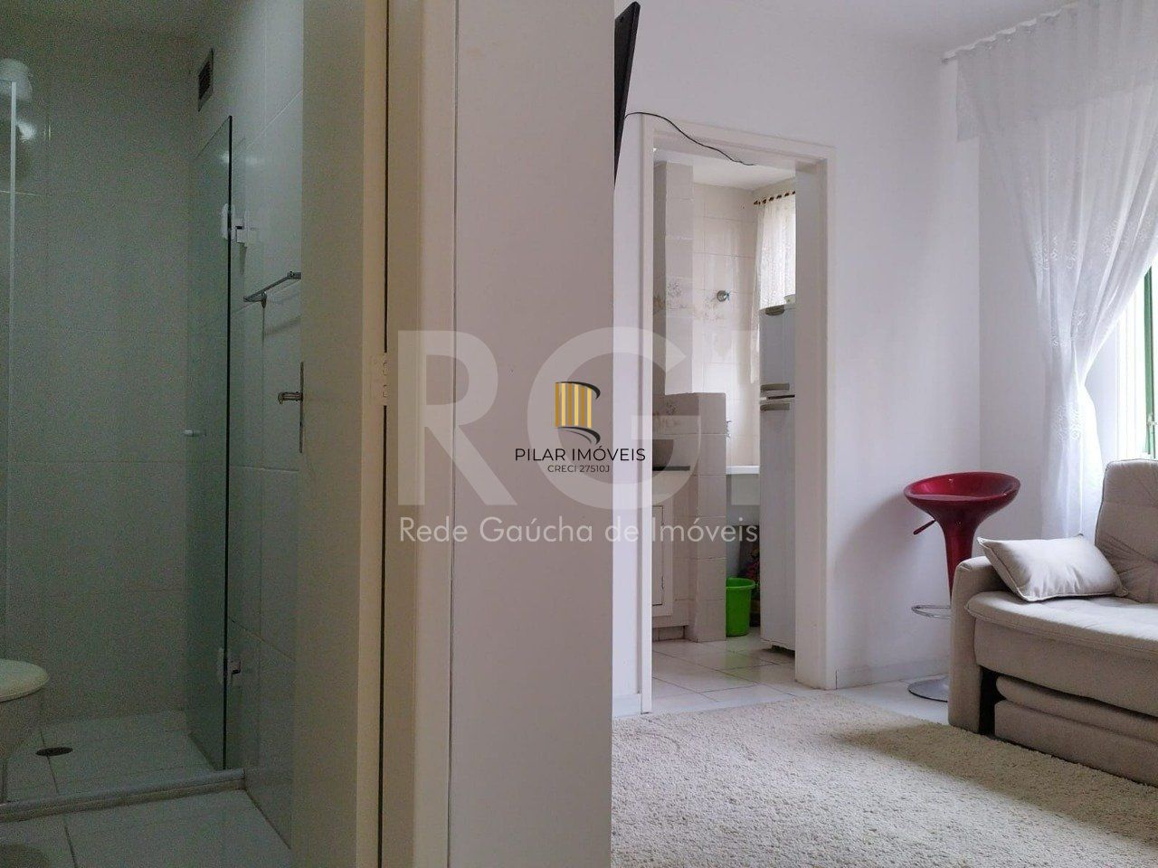 Apartamento de 1 dormitório com elevador,sol da manha