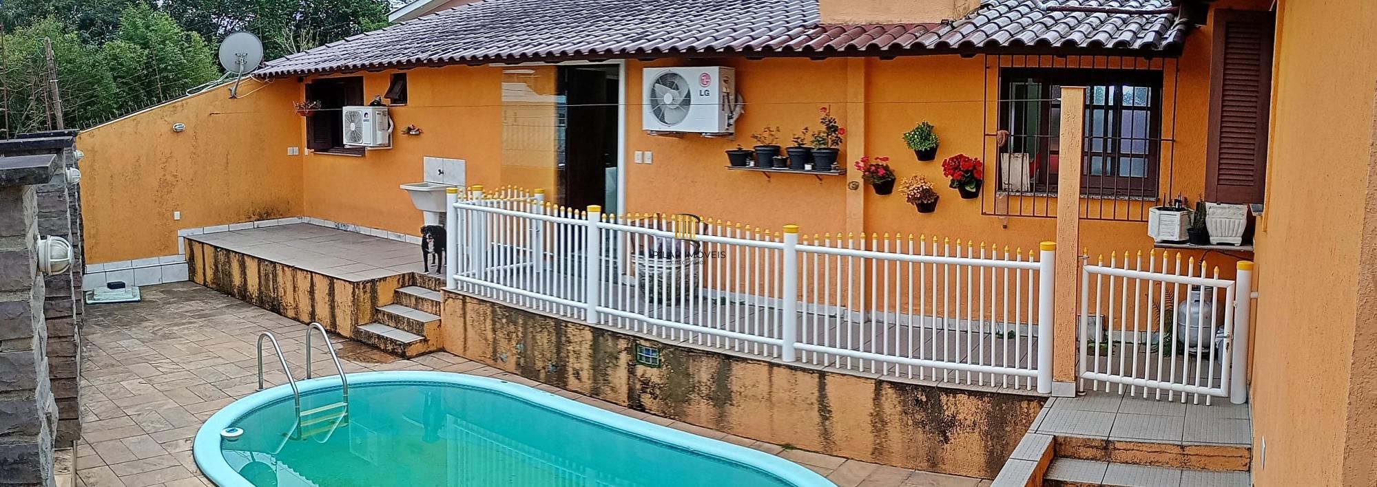 Casa Jardim krahe Viamão 3 dormitórios com piscina.
