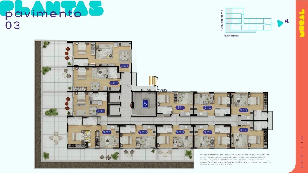 Studio 1 dormitório no bairro Bom Fim