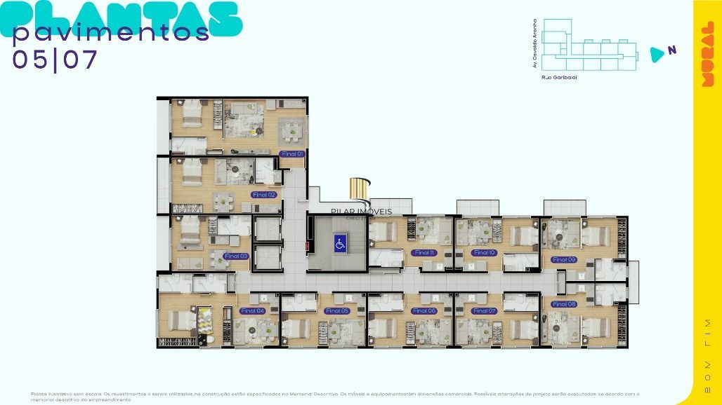 Studio 1 dormitório no bairro Bom Fim