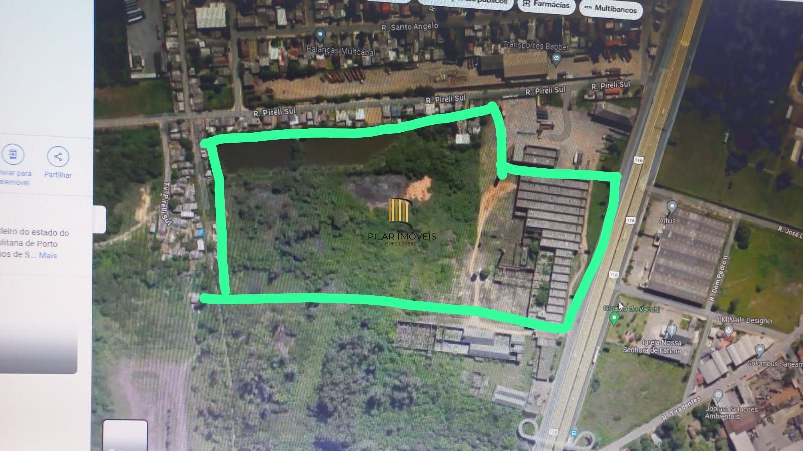 Terreno Comercial no bairro Três Portos