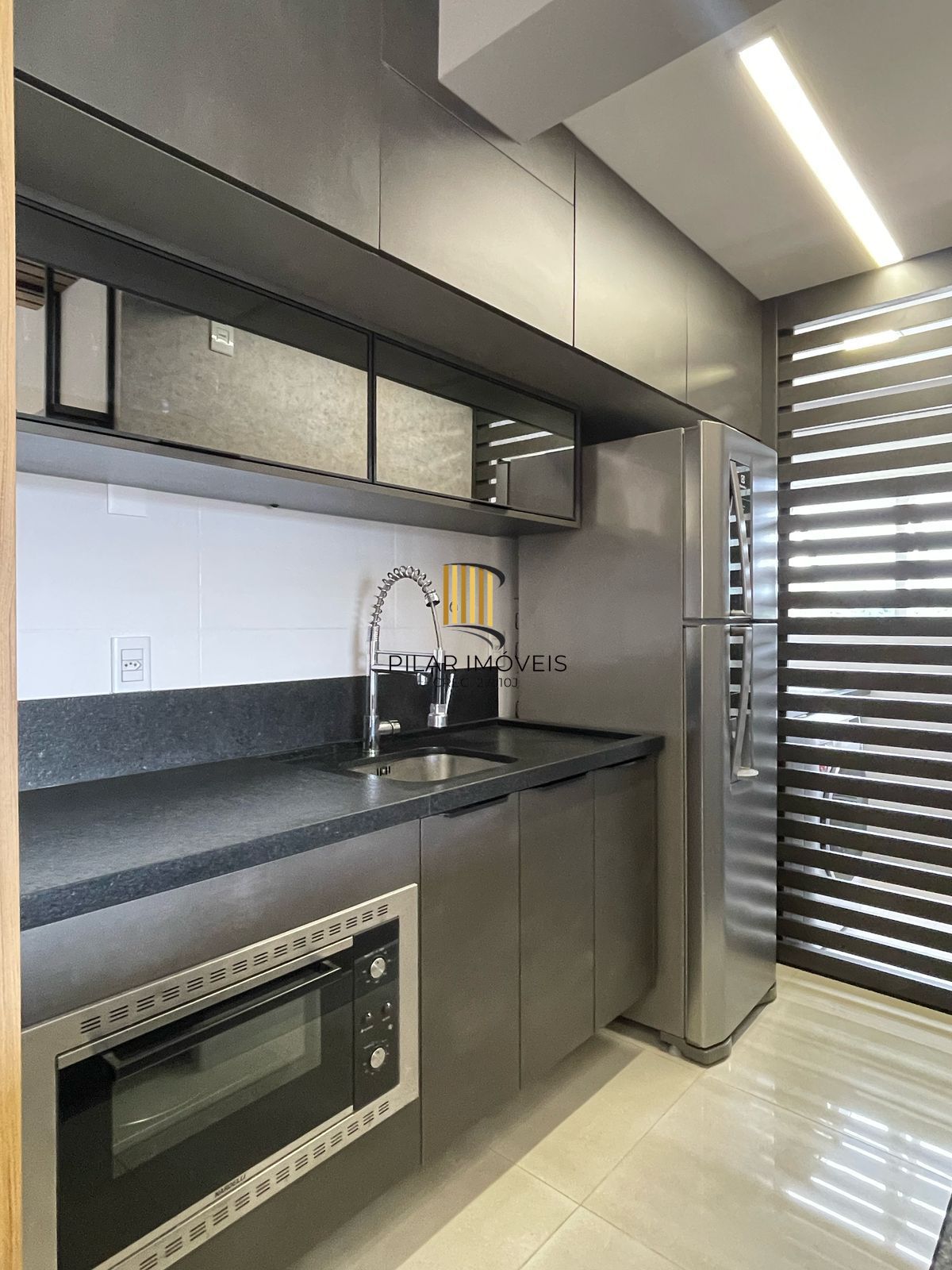 Apartamento de 1 Dormitório 43,21 m², garagem, 100% mobiliado