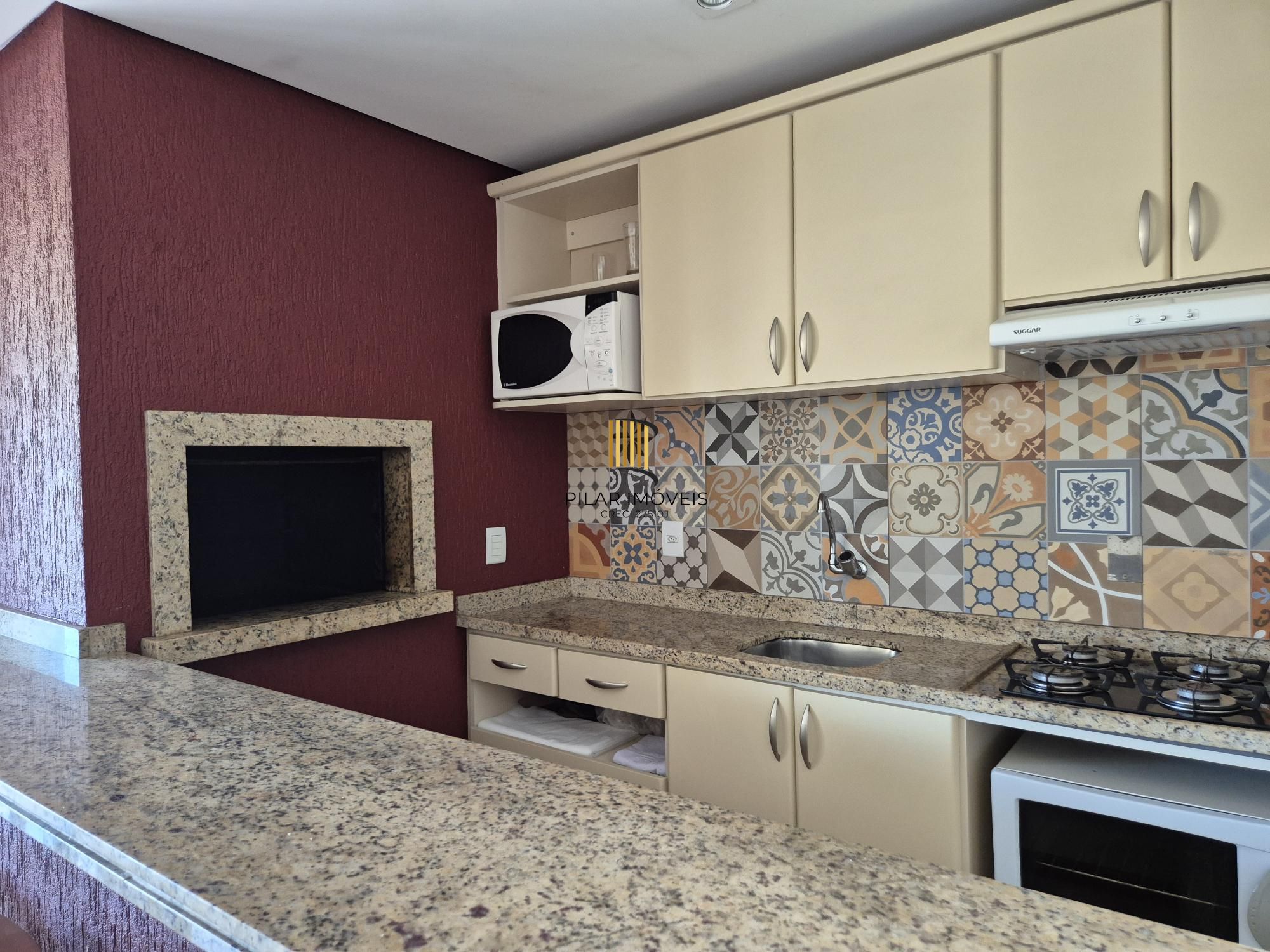 2 dormitórios com churrasqueira e vaga