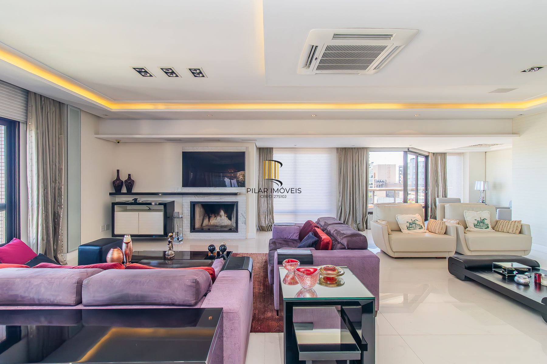 Apartamento cobertura - 4 dorms.  6 vagas - 500 m² -  Auxiliadora