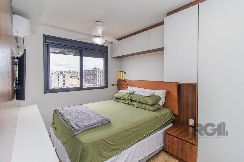 2 dormitórios, com suíte semi mobiliado