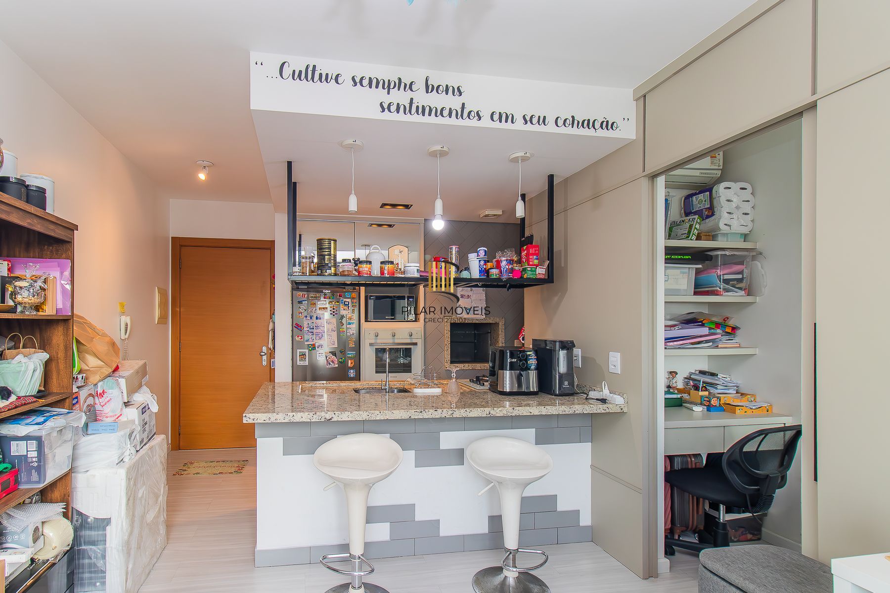 Apartamento 1 dormitório de 37m² e 1 vaga com super estrutura condominial