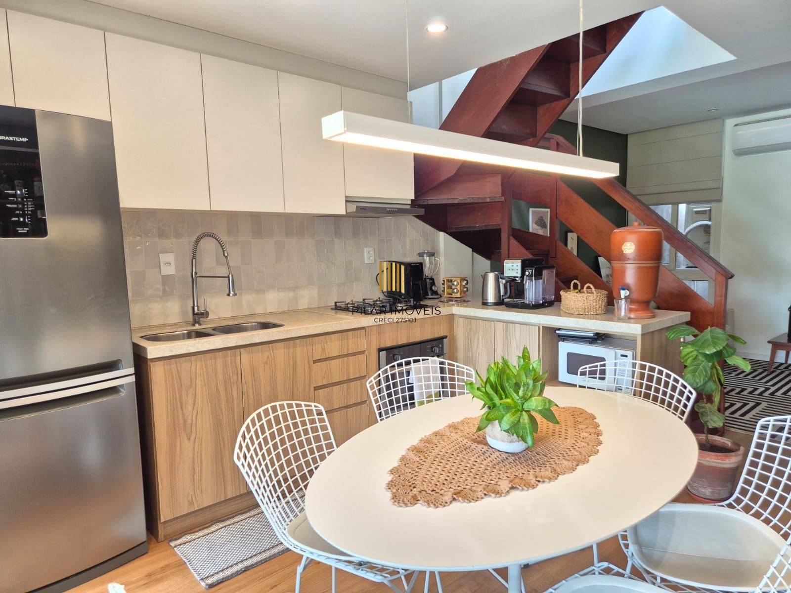 Cobertura reformada com churrasqueira