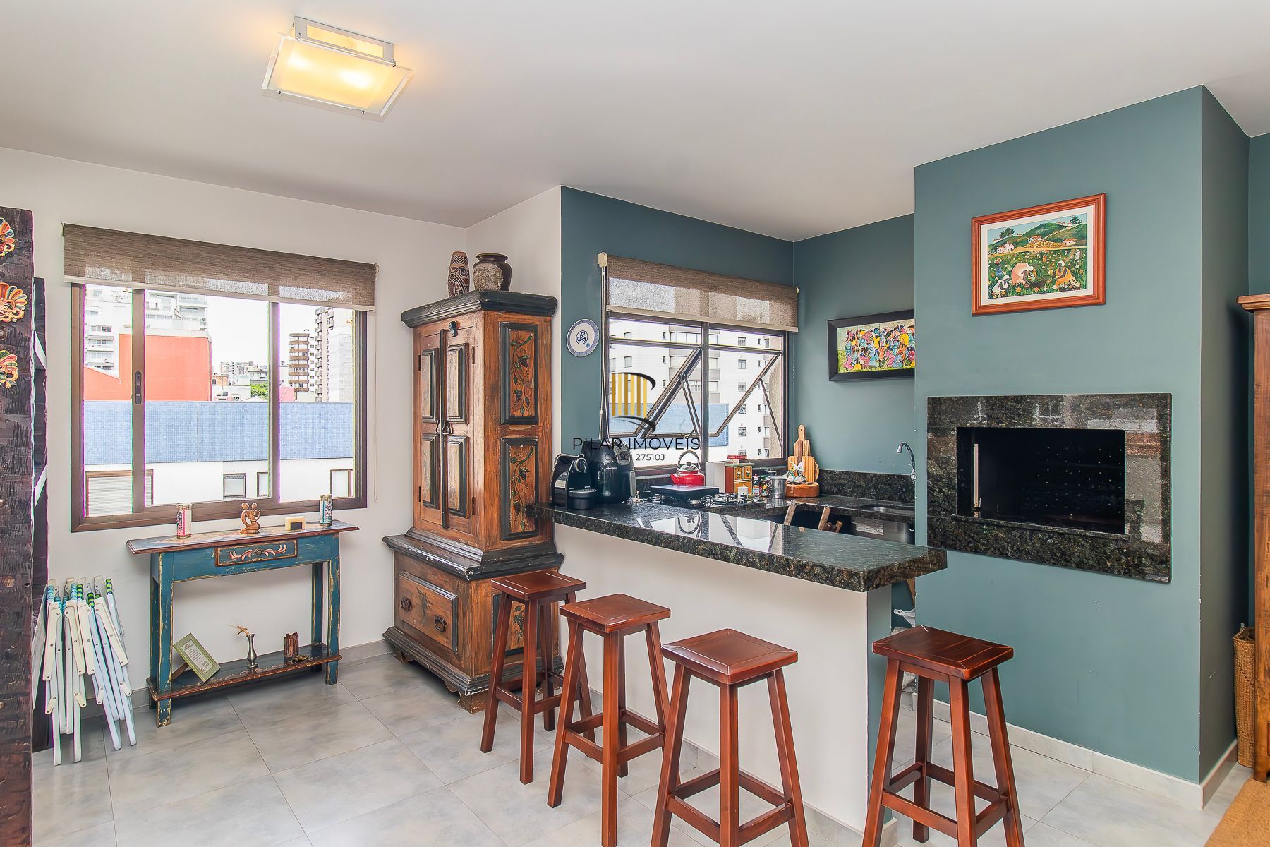 Cobertura com espaço gourmet 156m² no bairro Bela Vista