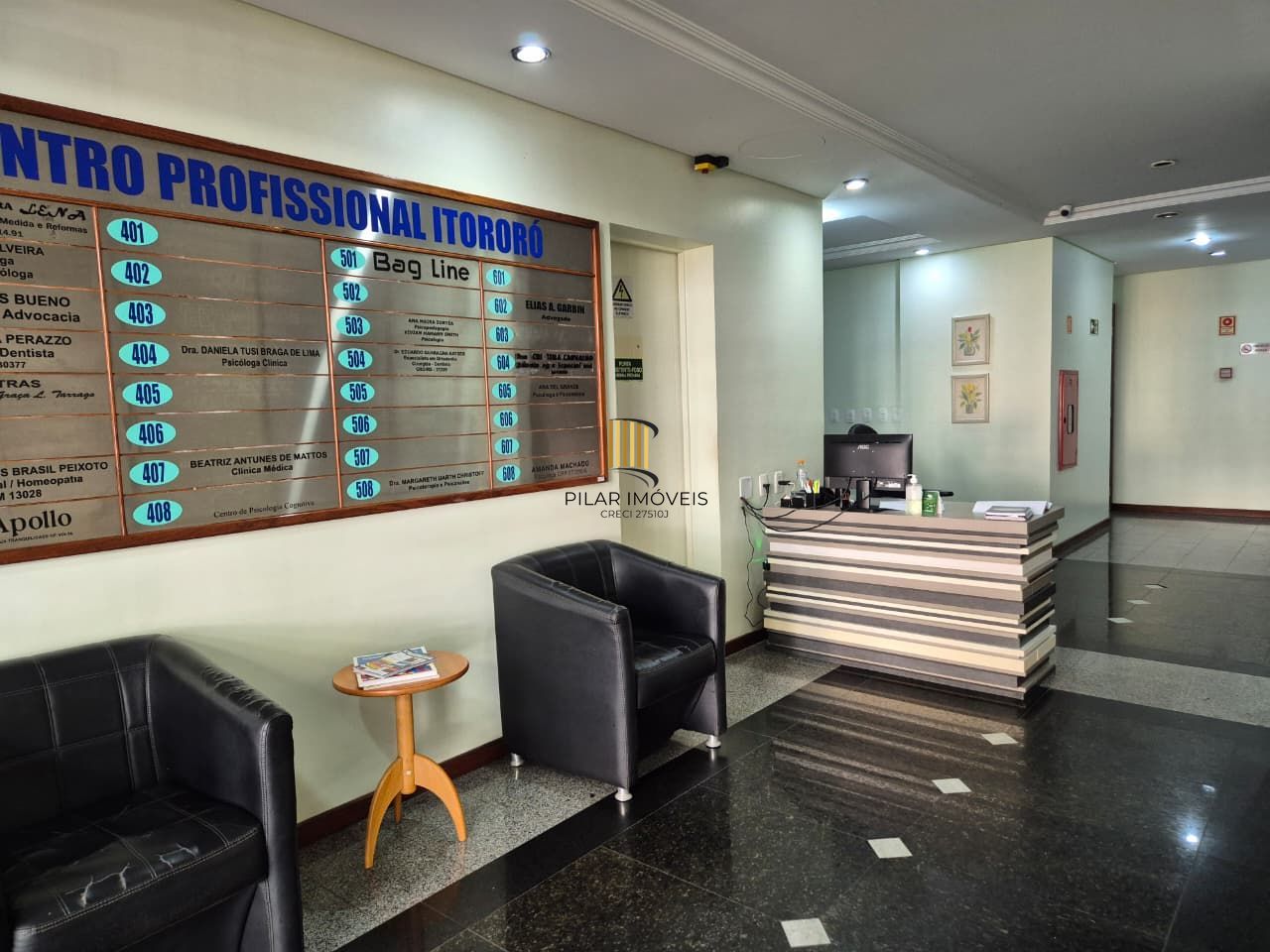 Sala comercial desocupada