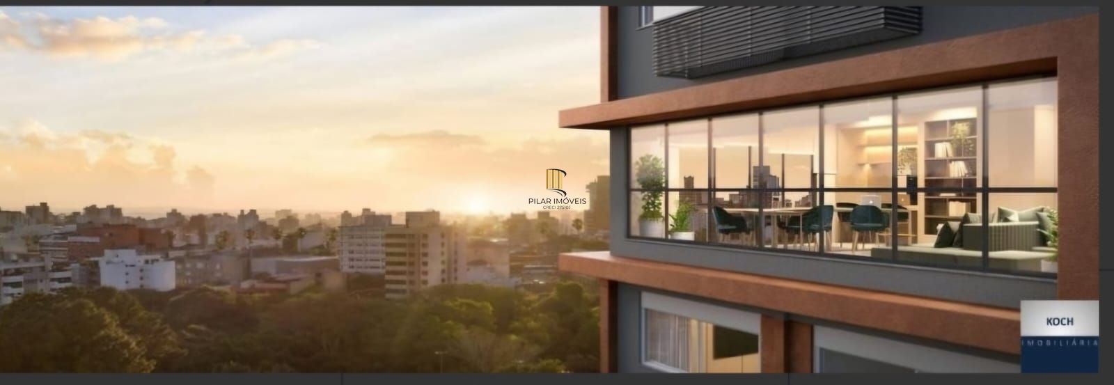 Apartamento studio para vender em Petrópolis - Pilar Imóveis