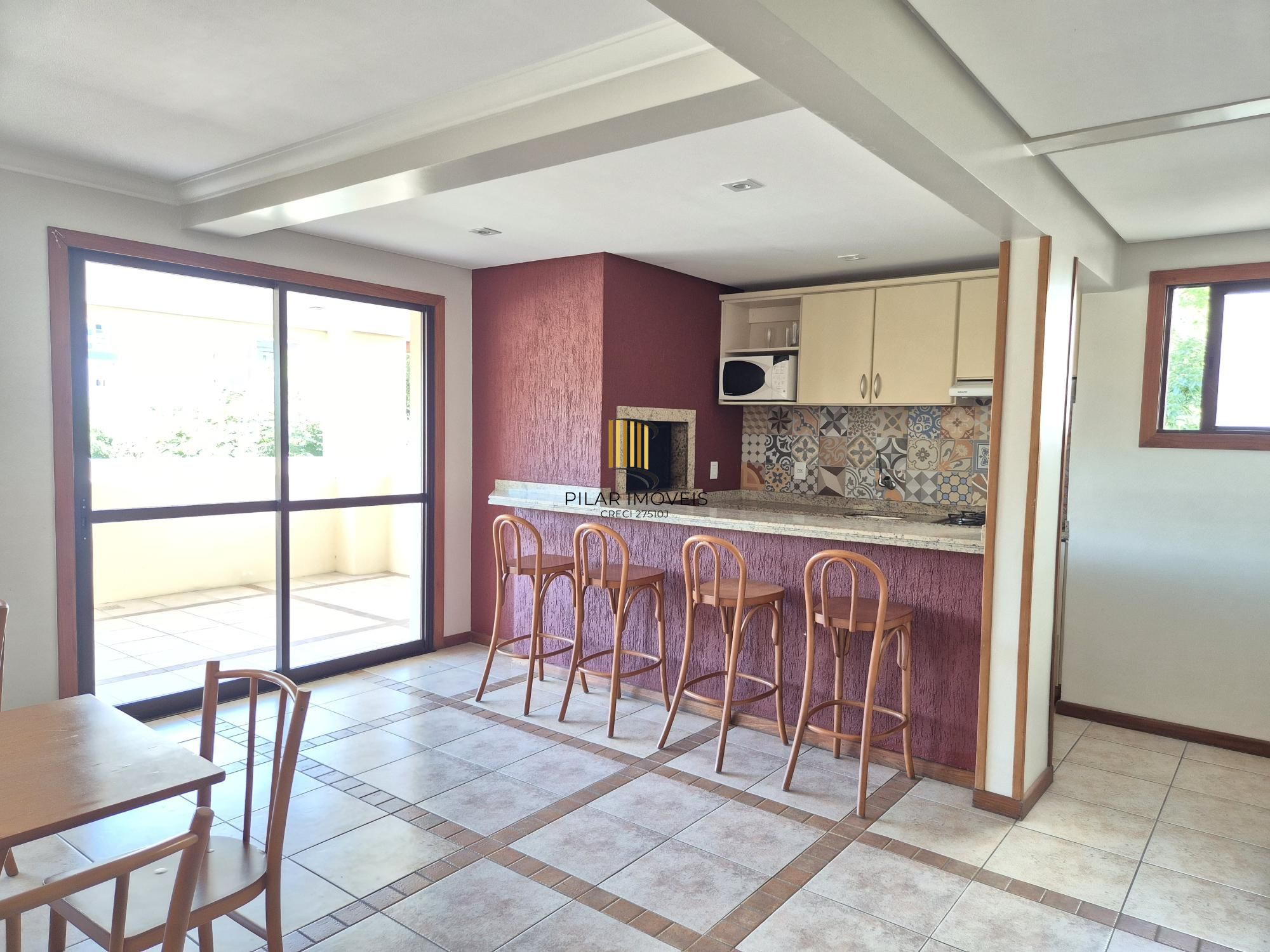 2 dormitórios com churrasqueira e vaga