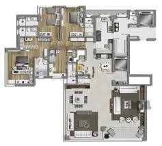 Apartamento - 4 suites -4 vagas -265 m²- Bela Vista