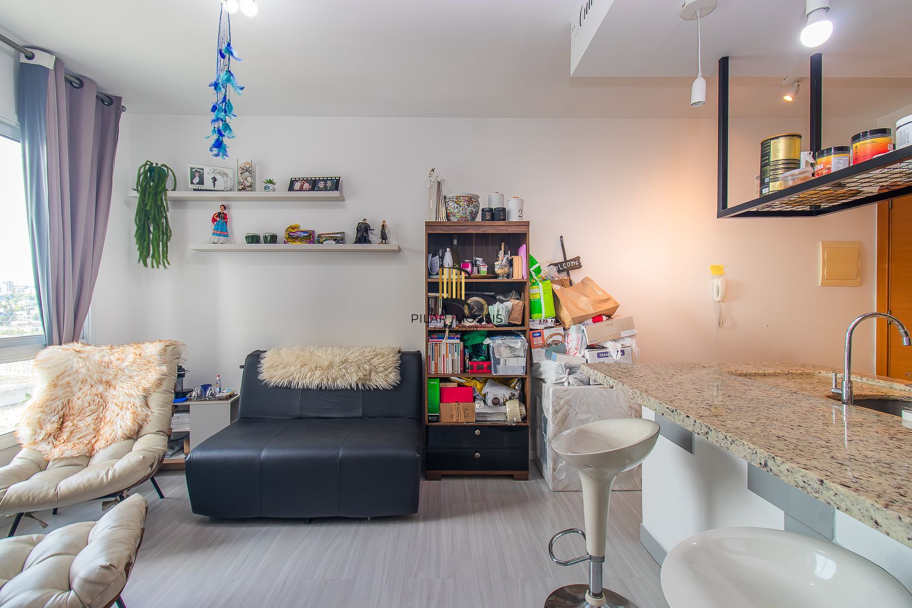 Apartamento 1 dormitório de 37m² e 1 vaga com super estrutura condominial