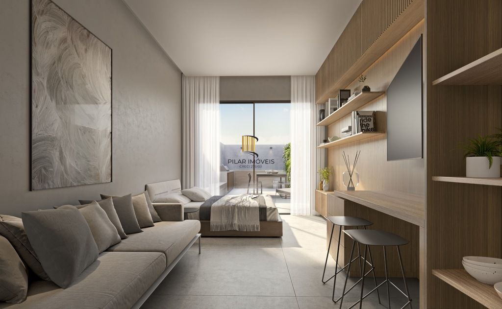 Apartamento 1 dormitório próximo ao Colégio Farroupilha